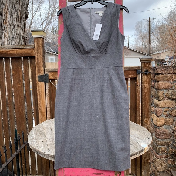 SALE! NEW Banana Republic Stretch Wool Blend Dress Sz 4 - Picture 1 of 8
